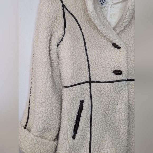 J.Percy For Marvin Richards Vintage Sherpa Jacket size M - Picture 3 of 5